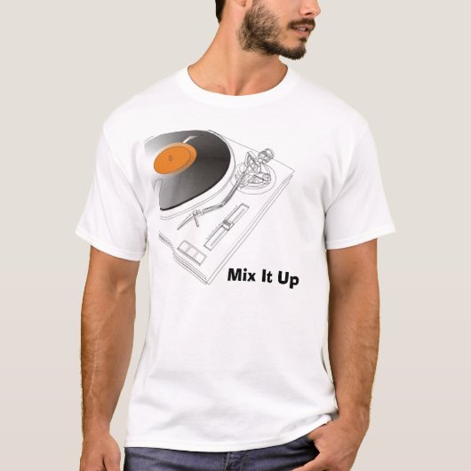 それをplatten、混合して下さい tシャツ (正面)