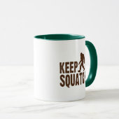 それをSquatchyのコーヒー・マグ保って下さい マグカップ (正面右)