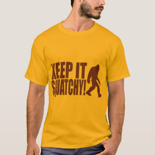 それをSQUATCHY保って下さい! ビッグフット-クラシックなボボ--を見つけます Tシャツ