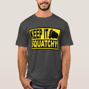 それをSQUATCHY保って下さい! ビッグフット-クラシックなボボ--を見つけます Tシャツ