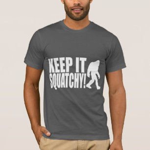 それをSQUATCHY保って下さい! ビッグフット-クラシックなボボ--を見つけます Tシャツ