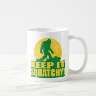 それをSQUATCHY保って下さい! 月の版の特別な吠え声 コーヒーマグカップ