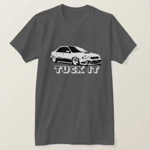 それをStanced Subaru Wrx Stiのベクトルイメージ押し込めて下さい Tシャツ