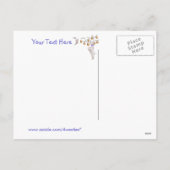 それをWestieの子犬のイースター郵便はがきカスタマイズ シーズンポストカード (裏面)