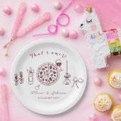 それエレガントはアモーレ婚約パーティ ペーパープレート (パーティー)