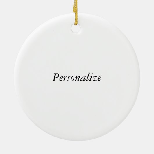 それオーナメント割り当てられる休日の雪だるまの雪が降るため セラミックオーナメント (裏面)