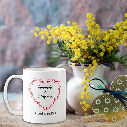 それカスタムから恋をするカップルのバレンタインデー コーヒーマグカップ