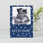 それカード割り当てられるクリスマスの休日の写真雪が降るため シーズンカード (スタンド正面)