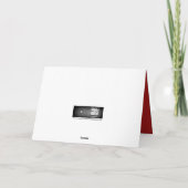 それカード割り当てられる雪だるまの休日雪が降るため シーズンカード (裏面)