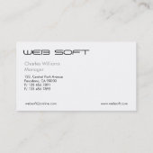 それコンサルタント-名刺 名刺 (裏面)