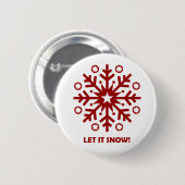 それボタン割り当てられる-雪が降るため 缶バッジ (正面&裏面)