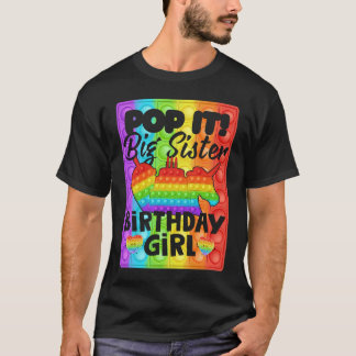 それポップ・アートの姉誕生日ガールフィジットキッドマッチン Tシャツ