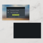 それマネージャープログラマーログインコンピュータコーダー 名刺 (正面/裏面)