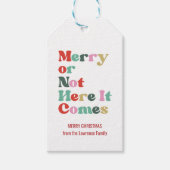 それメリーはクリスマスで来ない ギフトタグ (正面)