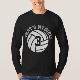 それユニークは私の女の子3バレーボール選手のママまたはD Tシャツ