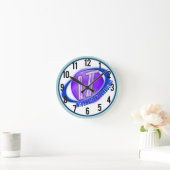 それロゴORB/SWOOSHの情報技術 ラウンド壁時計 (ホーム)