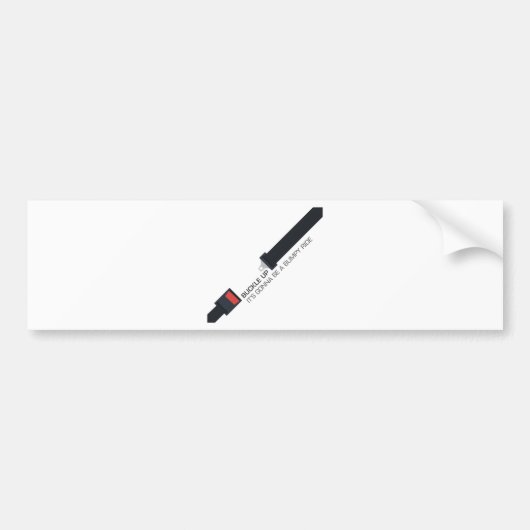 、それ乱高下があることを行っています締めて下さい バンパーステッカー (正面)