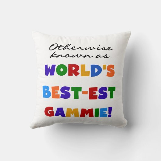 それ以外で最も最高の知られたギャミージギフト クッション (裏面)