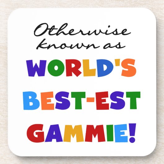 それ以外で最も最高の知られたギャミージギフト コースター (正面)