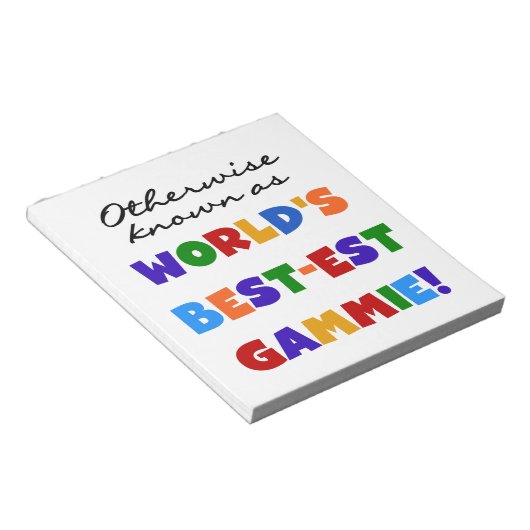 それ以外で最も最高の知られたギャミージギフト ノートパッド (アングル)