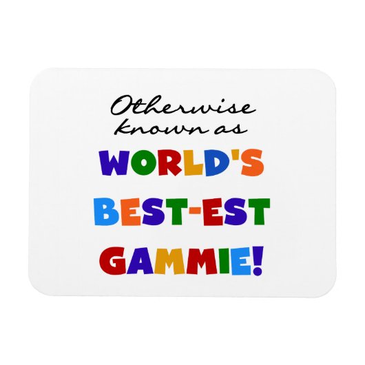 それ以外で最も最高の知られたギャミージギフト マグネット (横)