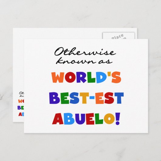 それ以外の場合は最も最高の高いアブエロとして知られる ポストカード (正面/裏面)