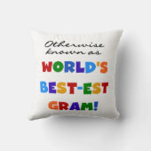 それ以外の場合は最も最高の高いグラムギフトとして知られる クッション (裏面)