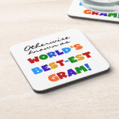 それ以外の場合は最も最高の高いグラムギフトとして知られる コースター (左側)