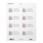 それ以外の場合は最最高のも高いアブエロの贈り物として知られる ラベル (フルシート)