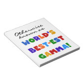 それ以外の場合最高のは最も詳しいガンマギフト ノートパッド (アングル)