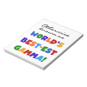 それ以外の場合最高のは最も詳しいガンマギフト ノートパッド (回転)