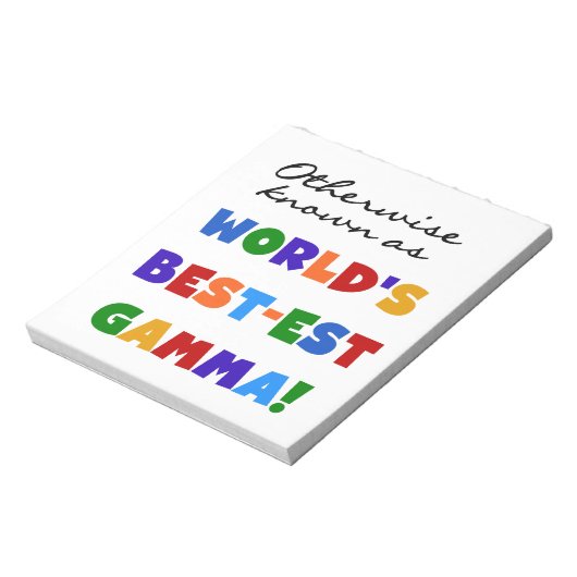 それ以外の場合最高のは最も詳しいガンマギフト ノートパッド (回転)