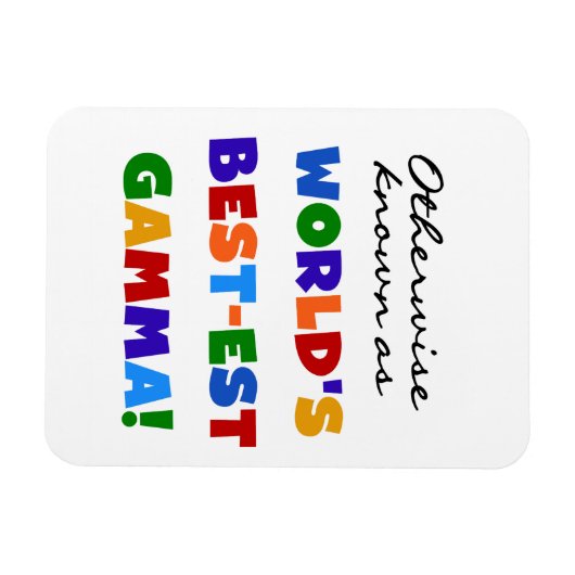 それ以外の場合最高のは最も詳しいガンマギフト マグネット (横)