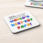 それ以外の最高の場合はパパTシャツとギフトが最も有名 コースター (左側)