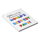 それ以外の最高の場合はパパTシャツとギフトが最も有名 ノートパッド (アングル)