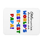 それ以外の最高の場合はパパTシャツとギフトが最も有名 マグネット (横)