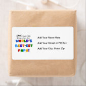 それ以外の最高の場合はパパTシャツとギフトが最も有名 ラベル (インサイチュ)