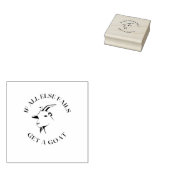 それ以外もしはヤギを飼うことに失敗する ラバースタンプ (押印)