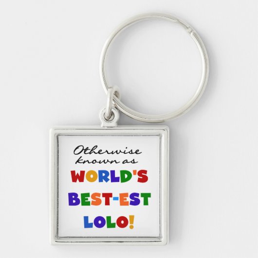 それ以外最高のの最も有名なLolo Tシャツとギフト キーホルダー (正面)