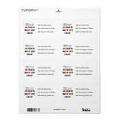 それ以外最高のの最も有名なLolo Tシャツとギフト ラベル (フルシート)