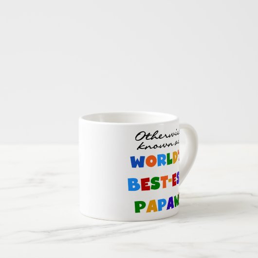 それ以外最高のの最も有名なPapaw Tシャツとギフト エスプレッソカップ (正面右)
