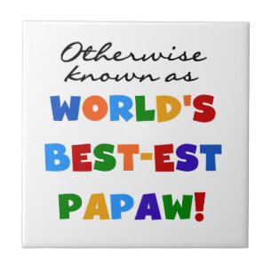 それ以外最高のの最も有名なPapaw Tシャツとギフト タイル