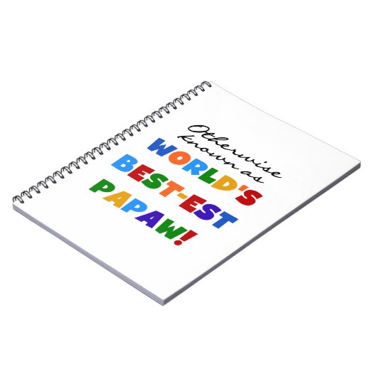 それ以外最高のの最も有名なPapaw Tシャツとギフト ノートブック (左側)