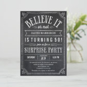 それ信じかは驚かないかの誕生日招待状 招待状 (スタンド正面)