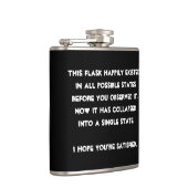 それ倒れました! 量子物理学のユーモア フラスク (右)