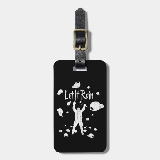 それ割り当てられて雨が降るため(ホッケー) ラゲッジタグ (正面縦)
