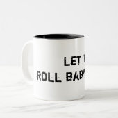 それ割り当てられるベビーロールマグを転がるため ツートーンマグカップ (正面左)