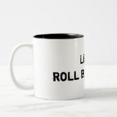 それ割り当てられるベビーロールマグを転がるため ツートーンマグカップ (左)