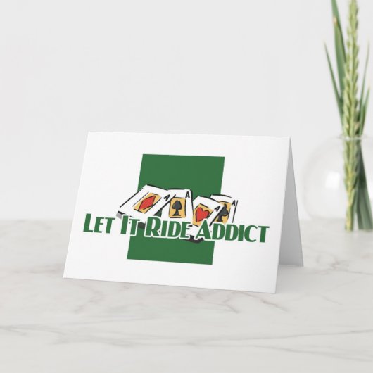 それ割り当てられる常習者の挨拶に乗るため カード (正面)