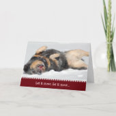 それ割り当てられる雪が降るために、それがクリスマスカード… |の雪が降るようにして下さい シーズンカード (正面)